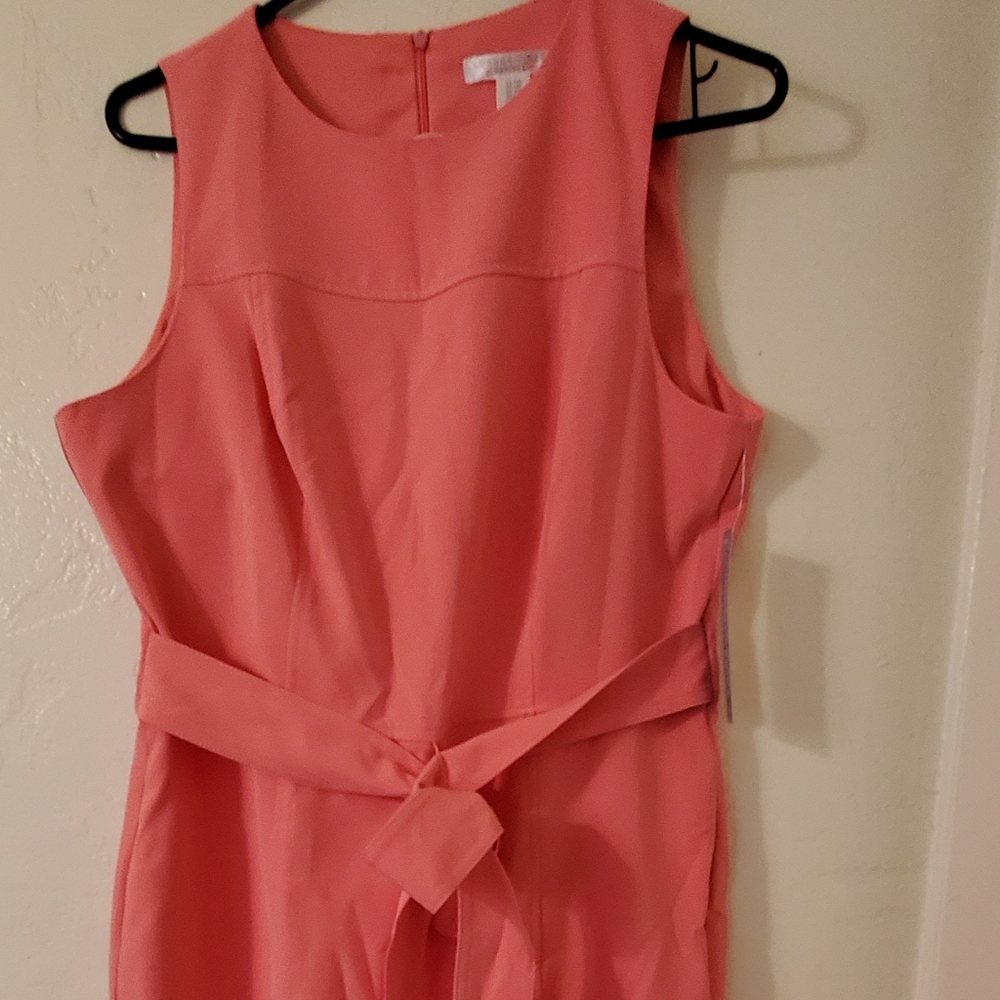 London Times Petite Sleeveless Round Neck - Picture 3 of 6